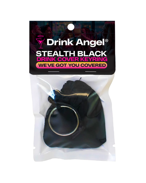 Stealth Black Drink Cover Keyring