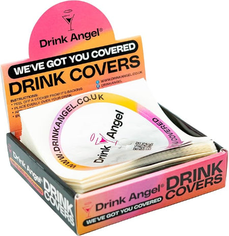 Box of 100 Drink Cover stickers